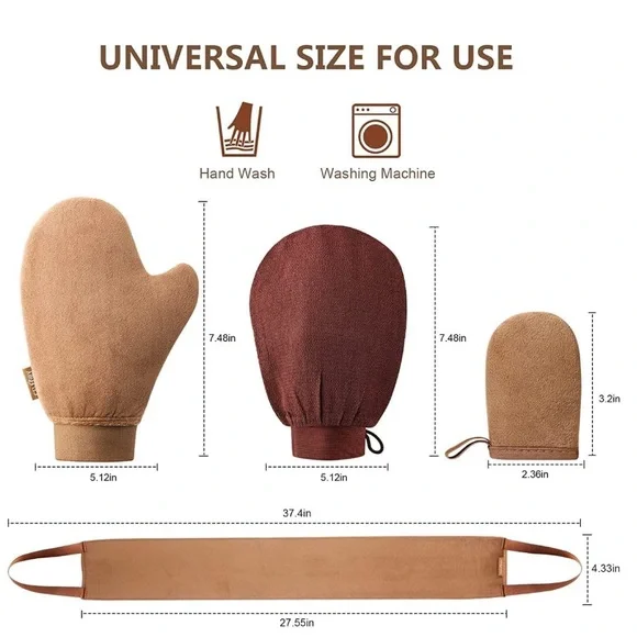 CeleCily Self Tanning Mitt Applicator - Self Tanner Mitt 4 in 1 Set - Picture 9 of 9